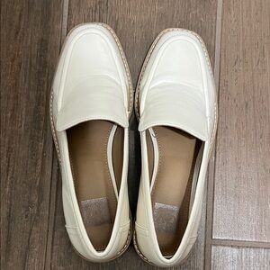 DV by Dolce Vita women’s  Cream Slip-On Loafers. Leather.